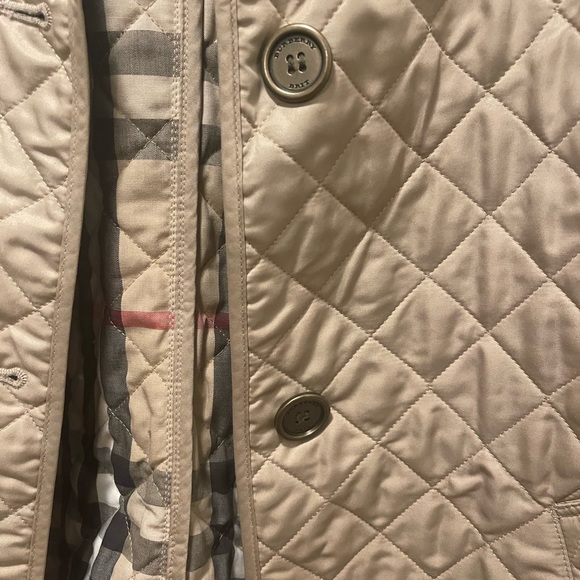 Burberry quilted jacket - tan - Picture 3 of 8